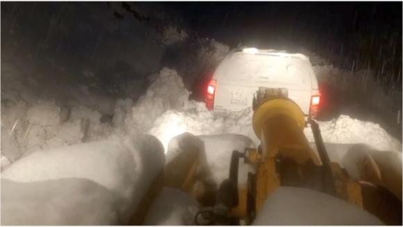 Kar Mahsurları İçin Kurtarma Çalışmaları