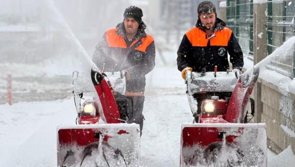 Karla Mücadele Çalışmaları Sürüyor