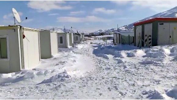 Konteyner Kent de Kar Altında Kaldı