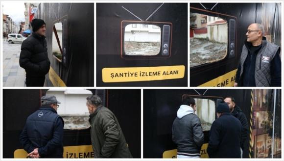 'Şantiye İzleme Alanı' Yapıldı!