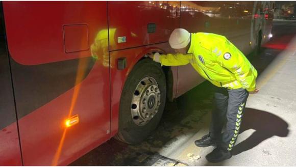 Şehirlerarası Otobüslerde Trafik Denetimi Artırıldı