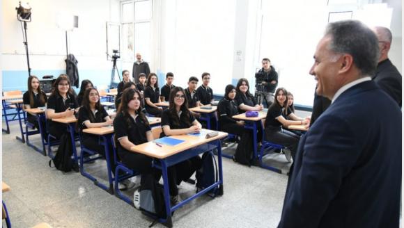 İnönü Rektöründen Mezun Olduğu Liseye Ziyaret
