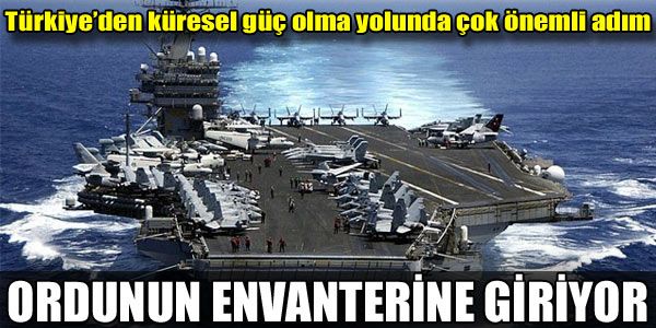 Türkiye Uçak Gemisi Alıyor...