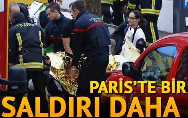 Paris'te Polise Ateş Açıldı...