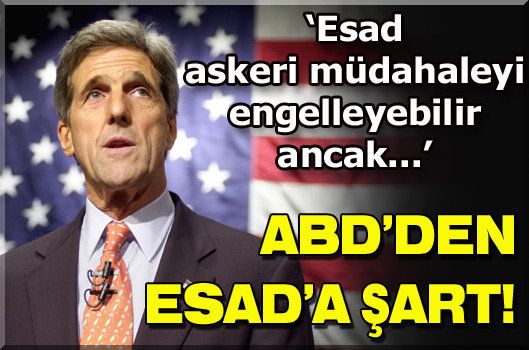 ABD'den Esad'a Şart !