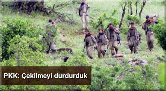 PKK: Çekilmeyi Durdurduk