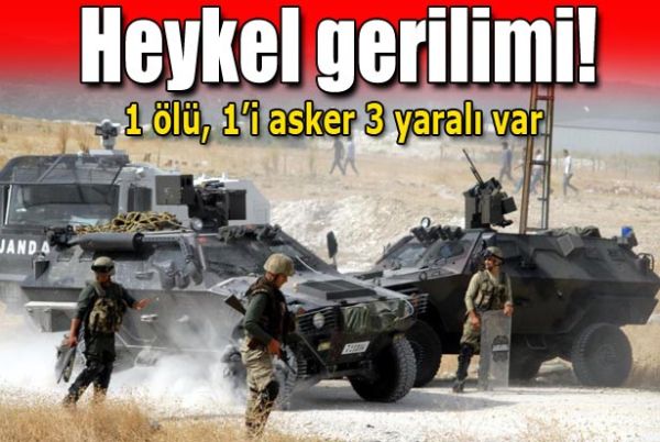 PKK'lı Heykeli İçin Operasyon