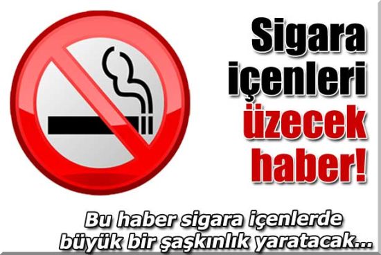 Sigaraya Sağlık Vergisi...