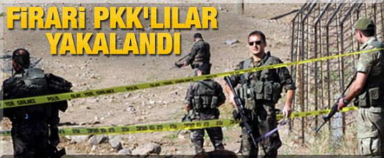 Cezaevinden Kaçan PKK'lılar Yakalandı