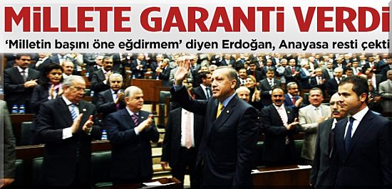 Erdoğan:'Milletin Başını Öne Eğdirmem'