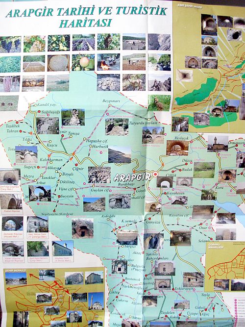 Arapgir'in Turizm Haritası