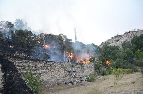 Nadir Tepesi'nde Yangın