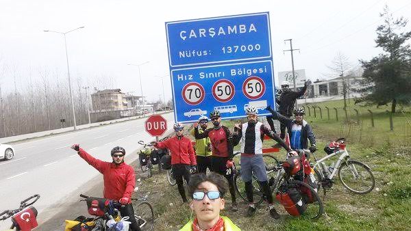 İnönü'lü Bisikletçiler Karadeniz'de