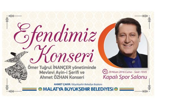 Ahmet Özhan'dan 'Efendimiz' Konseri