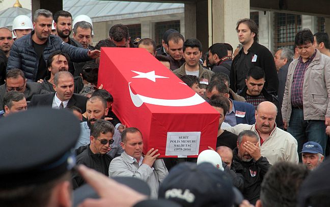 Şehit Polislere Ankara'da Hazin Tören