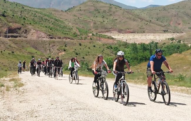 İnönü'lü Bisikletçilerin Yıl Sonu Kampı