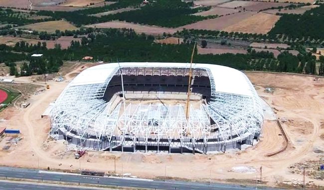Malatya Arena'da Çalışmalar Sürüyor