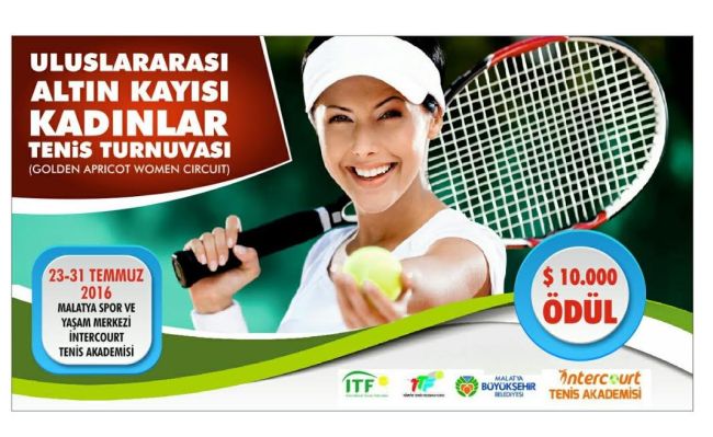 Malatya'da Uluslararası Kadınlar Tenis Turnuvası
