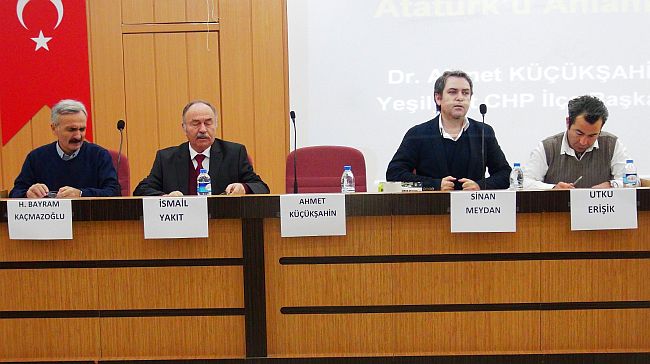 CHP'den 'Atatürk'ü Anlamak' Paneli