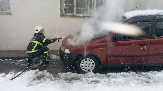 Park Halindeyken Yangın Çıktı