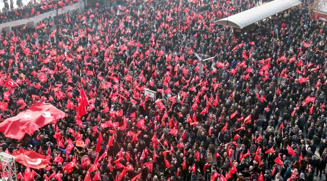 Malatya Teröre Karşı Tek Yürek Oldu