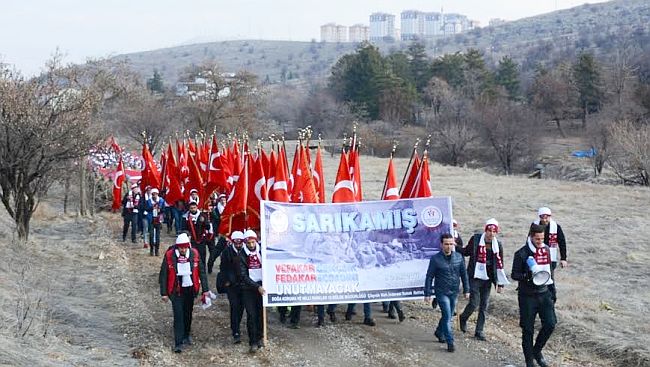 Sarıkamış Şehitlerini Anma Yürüyüşü