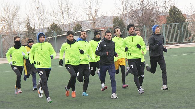 İnönü'de Elazığ Yolspor Maçı Hazırlığı