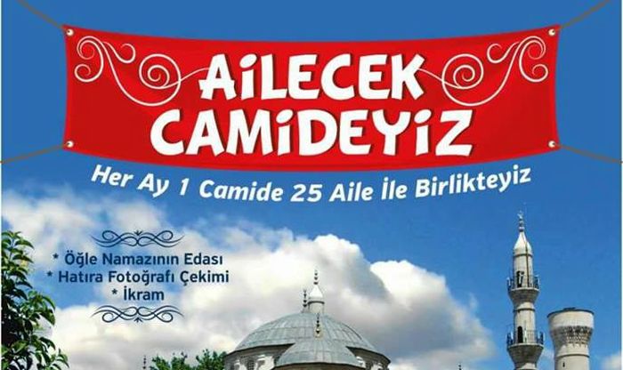 “Ailecek Camideyiz” Etkinliği