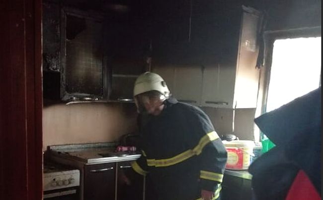 Mutfakta Yangın Çıktı