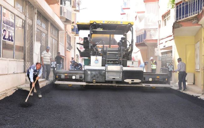 Hacıabdi Mahallesi'nde Asfaltlama