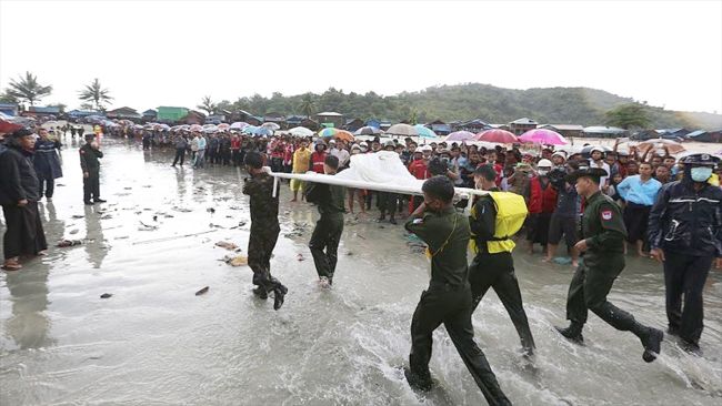 Myanmar'da Düşen Uçakta 31 Kişinin Cesedine Ulaşıldı