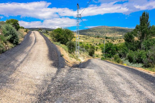 Doğanlar Yolu Asfaltlandı