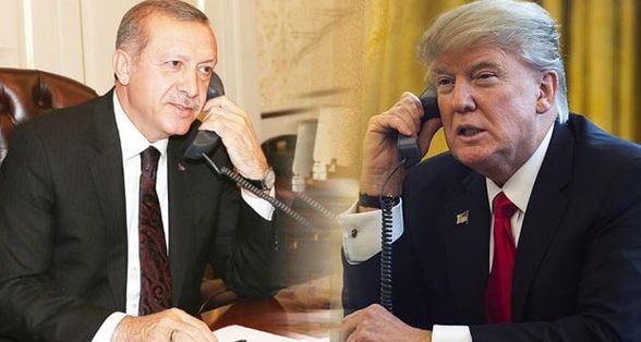 Erdoğan Trump ve Putin'le Telefonda Görüştü