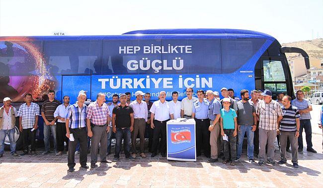 İş Kur Otobüsü Darende'de