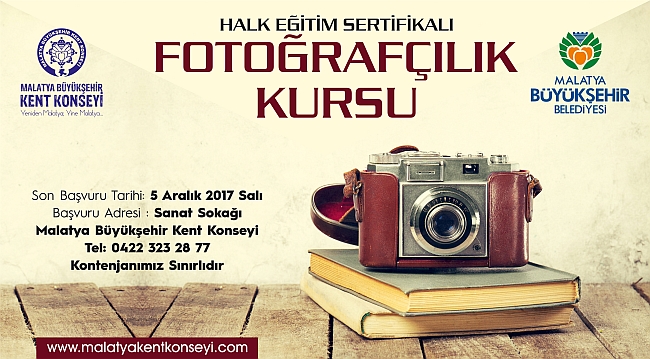 Kent Konseyi'nden Fotoğrafçılık Kursu