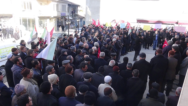 Doğanşehir'de Kudüs Protestosu