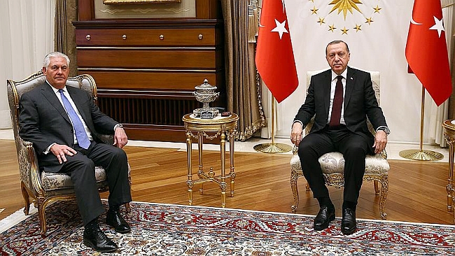 Erdoğan, ABD Dışişleri Bakanını Kabul Etti