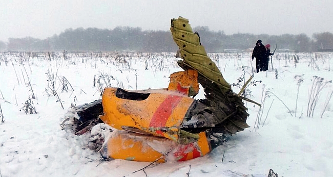 Rus Uçağı Pilotaj Hatasından Düşmüş