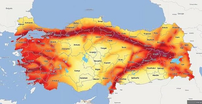 Türkiye'de Yılda Ortalama 23 Bin Deprem Oluyor