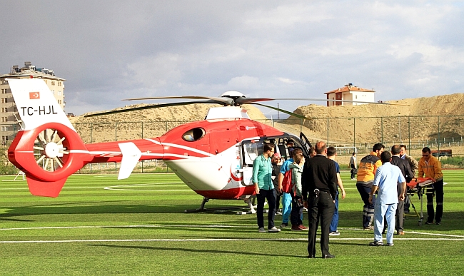 Helikopterle Malatya'ya Getirildi
