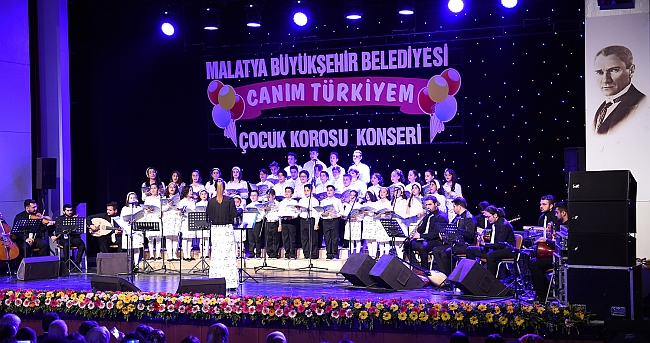 Çocuklardan 'Canım Türkiyem' Konseri