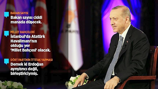 Erdoğan Canlı Yayında Konuştu