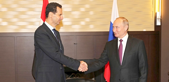 Putin ve Esad Bir Araya Geldi