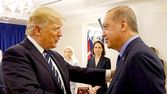 Erdoğan Trump'la Görüştü