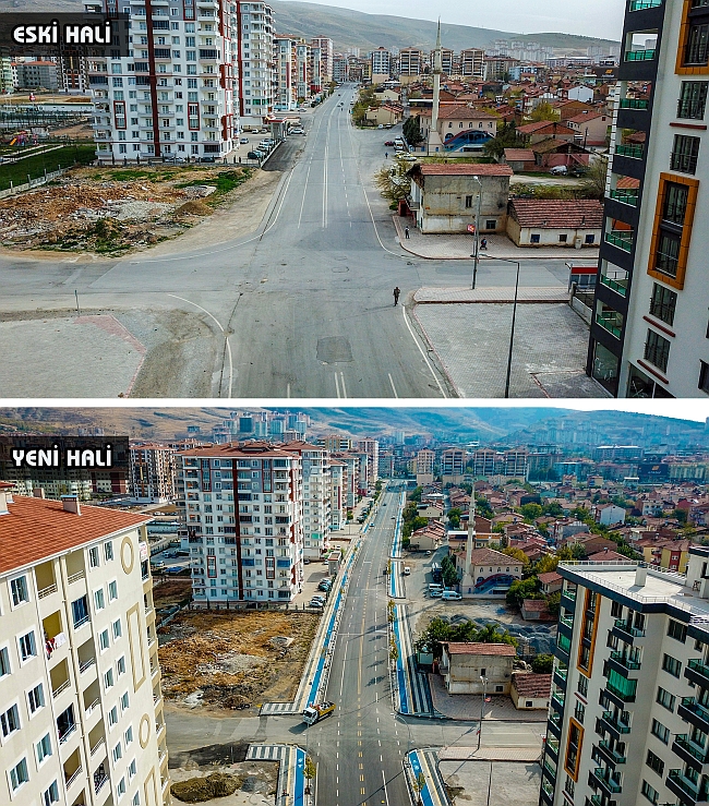 Kavak Caddesi'nde Çalışmalar Tamamlandı