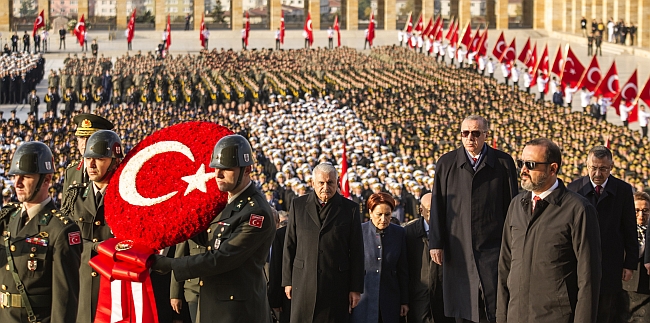 Anıtkabir'de Atatürk'ü Anma Töreni