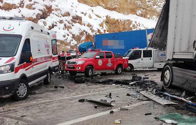 Malatya-Kayseri Yolunda Kaza!..