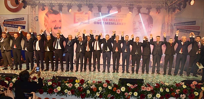 11 İlçenin AKP'li, 2 İlçenin MHP'li Adayları Tanıtıldı