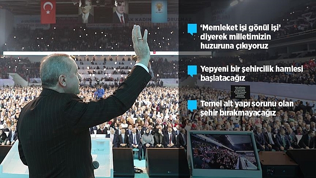 Erdoğan'dan Seçim Manifestosu