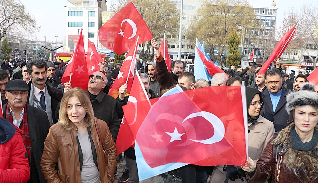 İyi Parti'den Türkistan'a Destek Yürüyüşü